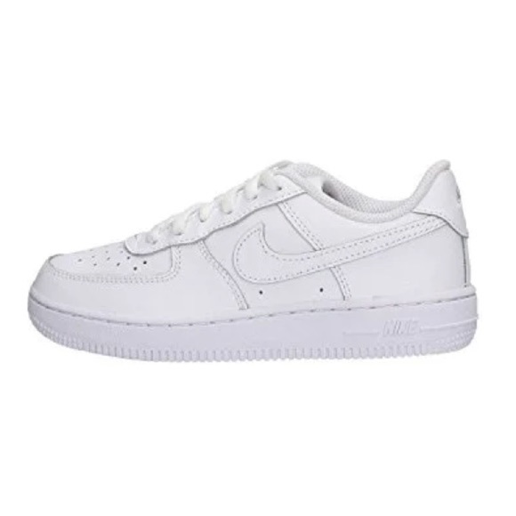 Kids Nike AIR Force 1 Low LE Triple White (GS) Shoes Holiday Special NWOB - Picture 2 of 8